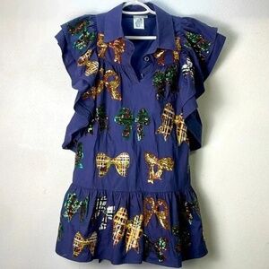 Queen of Sparkles Holiday Dress with Bows